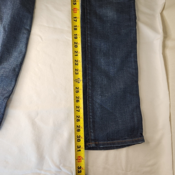Lucky Brand Sofia Straight Blue Jeans Size 4/27. Medium Blue Lightly Distressed - Picture 7 of 14
